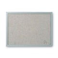  | MasterVision FB0470608 24 in. x 18 in. Designer Fabric Bulletin Board - Gray Fabric/Gray Frame image number 0