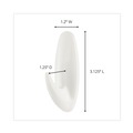 Office Jansan | Command 17081CABPK-NA General Purpose Hooks and Strips with 3-lb. Capacity - White (50/Carton) image number 2