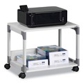 Utility Carts | Durable 371010 System 48 23.6 in. x 18.7 in. x 17 in. 2 Shelves Metal Multi-Function Trolley - Gray image number 1
