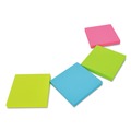 Office Jansan | Universal UNV35612 100 Sheet 3 in. x 3 in. Self-Stick Note Pads - Assorted Neon Colors (12/Pack) image number 2