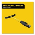 Brooms | Rubbermaid Commercial 2018728 36 in. Polypropylene Bristles Maximizer Push-to-Center Broom - Yellow/Black image number 7