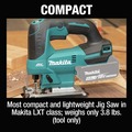Jig Saws | Factory Reconditioned Makita XVJ04Z-R 18V LXT Brushless Lithium-Ion Cordless Jig Saw (Tool Only) image number 9