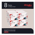 Office Jansan | WypAll 41083 12.5 in. x 10 in. 1/4 Fold X60 Cloths - White (70/Pack, 8 Packs/Carton) image number 3