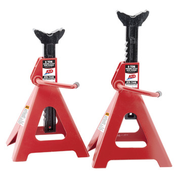 ATD 7446 6 Ton Ratchet Style Jack Stand Pair