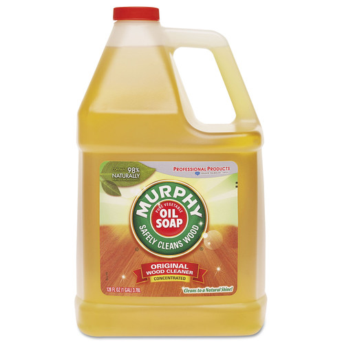 Cleaning & Janitorial Supplies | Murphy Oil Soap 01103 Murphy Oil 1 Gallon Bottle Liquid Cleaner (4-Piece/Carton) image number 0