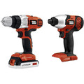 Combo Kits | Factory Reconditioned Black & Decker BDCD220IA-1R 20V MAX Lithium-Ion 3/8 in. Cordless Drill Driver and Impact Driver Combo Kit image number 1