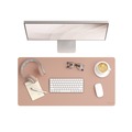 Desk Accessories & Office Organizers | Smead 64834 31.5 in. x 15.7 in. Vegan Leather Desk Pads - Light Pink image number 5