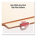 Labels | Smead 67071 1 in. x 1.25 in. A Color-Coded End Tab Filing Labels - White (1-Roll) image number 2