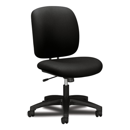Office Chairs | HON H5902.S.CU10.T Comfortask 17 in. to 22 in. Seat Height Center-Tilt Task Chair with 300 lb. Capacity - Black Seat/Back/Black Base image number 0