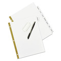 Office Jansan | Avery 23078 11 x 8.5 Write and Erase Big Tab Paper Dividers - White (8-Pieces/Set) image number 2