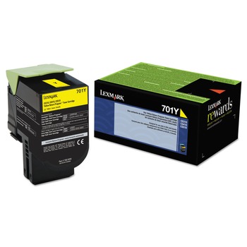 Lexmark 1,000 Page-Yield Return Program Toner - Yellow