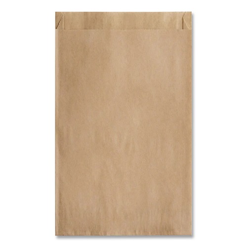 Food Service | Bagcraft BGC 300100 EcoCraft 6.5 in. x 8 in. Grease-Resistant Sandwich Bags - Natural (2000/Carton) image number 0