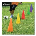 Toys | Champion Sports TC9SET 5 in. x 5 in. Base 9 in. Tall  High-Visibility Plastic Cones - Assorted Colors (6/Set) image number 3