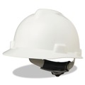 Hard Hats | MSA 475358 V-Gard Slotted Cap with Fas-Trac III Suspension - White image number 4