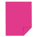 Office Jansan | Astrobrights 22681 8.5 in. x 11 in. 24 lbs. Color Paper - Fireball Fuchsia (500/Ream) image number 1
