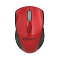  | Innovera IVR62204 2.4 GHz Frequency 30 ft. Wireless Range Left/Right Hand Use Mini Wireless Optical Mouse - Red/Black image number 2
