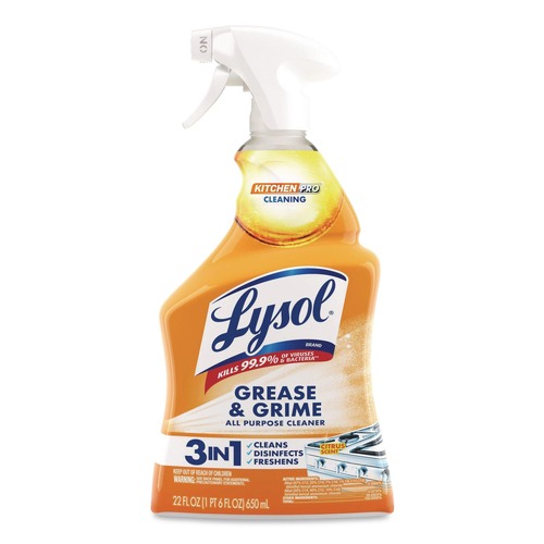 Cleaning & Janitorial Supplies | LYSOL Brand 19200-79556 22 oz Kitchen Pro Antibacterial Cleaner - Citrus Scent image number 0