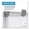  | MasterVision MA2700790 72 in. x 48 in. Reversible Earth Silver Easy-Clean Dry Erase Board - White Surface/Silver Aluminum Frame image number 7