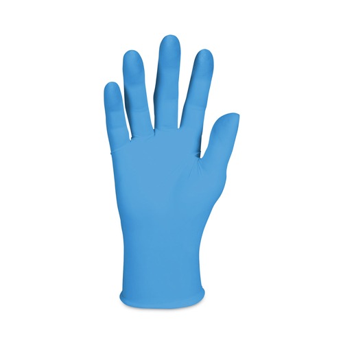 Work Gloves | Ansell 54424 G10 2PRO Nitrile Gloves - Extra Large, Blue (90/Box) image number 0
