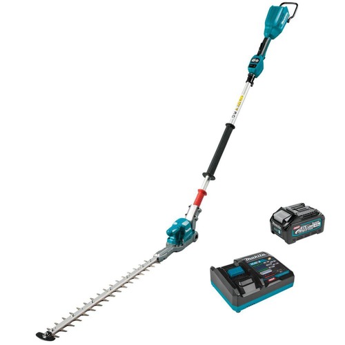 Clearance Center | Makita GNU01M1 40V MAX XGT Brushless Lithium-Ion 24 in. Cordless Articulating Pole Hedge Trimmer Kit (4 Ah) image number 0