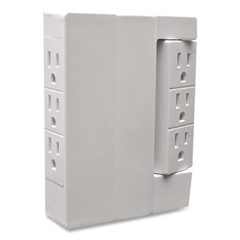 GoGreen Power GG-16000TSW 6-Outlet Swivel Wall Tap - White