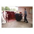 Trash Cans | Rubbermaid Commercial FG9W7300BLA Executive Series Mega Brute 120 Gallon Plastic Rectangular Mobile Container - Black image number 5