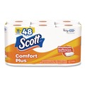 Toilet Paper | Scott 57098 ComfortPlus 1-Ply Septic-Safe Toilet Paper Mega Rolls - White (12/Carton) image number 1