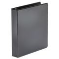 Office Jansan | Universal UNV20971 3 Rings 1.5 in. Capacity Economy Round Ring View 11 in. x 8.5 in. Binder - Black image number 1