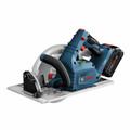 Circular Saws | Bosch GKS18V-25GCB14 18V PROFACTOR Brushless Lithium-Ion 7-1/4 in. Cordless Strong Arm Circular Saw Kit with Track Compatibility (8 Ah) image number 3