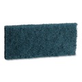 New Year New Savings! Save $25 off $150 | Boardwalk 7100359720 4.62 x 10 Medium-Duty Scrub Pad - Blue (10/Carton) image number 1