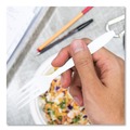 Cutlery | SOLO HSWFX-0007 Impress Heavyweight Full-Length Polystyrene Fork - White (100/Box, 10 Boxes/Carton) image number 5