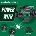 Circular Saws | Metabo HPT C3607DWAM MultiVolt 36V Brushless Lithium-Ion 7-1/4 in. Cordless Rear Handle Circular Saw Kit (4 Ah) image number 5