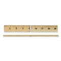 Rulers & Yardsticks | Westcott 10431 39.5 in. Standard/Metric Wooden Meter Stick - Clear Lacquer Finish (12/Box) image number 1