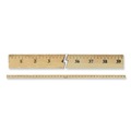 Rulers & Yardsticks | Westcott 10431 39.5 in. Standard/Metric Wooden Meter Stick - Clear Lacquer Finish (12/Box) image number 1