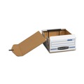 Office Jansan | Bankers Box 48110 LIBERTY BINDER-PAK 9.13 in. x 11.38 in. x 4.38 in. Letter Files - White/Blue image number 5