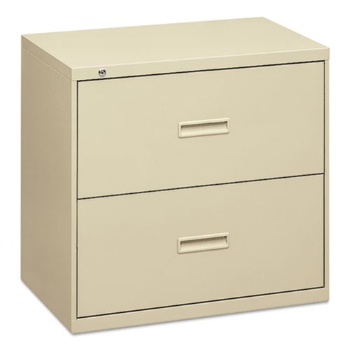  | HON H432.L.L 400 Series 30 in. x 18 in. x 28 in. 2 Legal/Letter Size Lateral File Drawers - Putty image number 0