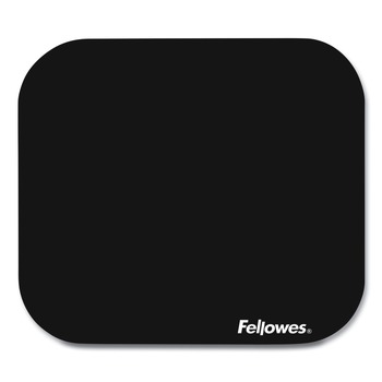 Fellowes Mfg Co. 9 in. x 8 in. Polyester Mouse Pad - Black