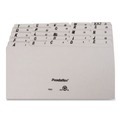 Bulk Savings Pricing 2 | Pendaflex PN1025 8.5 in. x 14 in. 1/5-Cut Top Tab A-Z File Guides - Gray (25/Set) image number 3