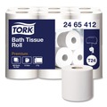 Toilet Paper | Tork 2465412 Premium 2-Ply Septic Safe Poly-Pack Bath Tissue - White (48/Carton) image number 2