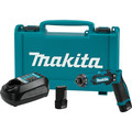 Drill Drivers | Makita DF012DSE 7.2V Lithium-Ion 1/4 in. Cordless Hex Drill Driver Kit with Auto-Stop Clutch (1.5 Ah) image number 0