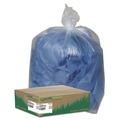 Trash Bags | Earthsense Commercial 1507731 33 in. x 39 in. 33-Gallon 1.25 mil. Linear Low Density Clear Recycled Can Liners - Clear (100/Carton) image number 1
