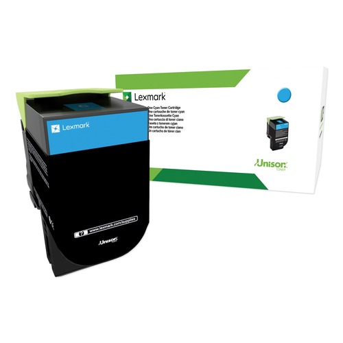 Ink & Toner | Lexmark 24B6008 24B6008 3,000 Page-Yield High-Yield Toner - Cyan image number 0