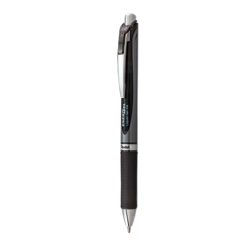 Pens | Pentel BL80-A Bold 1 mm EnerGel RTX Retractable Gel Pen - Black Ink and Black/Gray Barrel image number 0