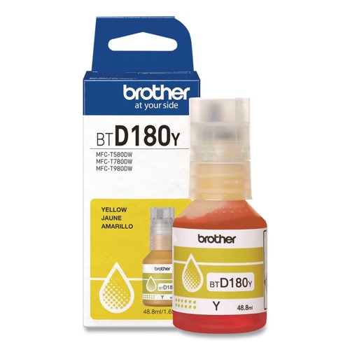 Brother BTD180YS INKvestment 5,000 Page-Yield High-Yield Ink - Yellow