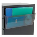 Office Jansan | Deflecto 50102 15 in. x 3 in. x 6.38 in. Magnetic DocuPocket Wall File - Legal/Letter Size, Smoke image number 1