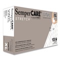 Disposable Gloves | SemperCare SCVNP105 Stretch Vinyl Examination Gloves - X-Large, Cream (1000/Carton) image number 0