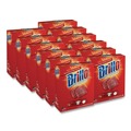 Cleaning Tools | Brillo 23318 2.5 in. x 3 in. Steel Wool Soap Pads - Gray/Pink (12/Carton) image number 0