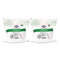 Cleaning Cloths | Clorox Healthcare 30827 12 in. x 11 in. Hydrogen Peroxide Cleaner Disinfectant Wipes - Unscented White (2/Carton) image number 0