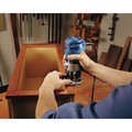 Compact Routers | Factory Reconditioned Bosch GKF125CEPK-RT Colt 120V 7 Amp Variable Speed 1/4 in. Corded Palm Router Combination Kit image number 6