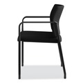 Office Chairs | HON HSGS6.F.B.CU10.CBK 23.25 in. x 22.25 in. x 32 in. Accommodate Series Guest Chair with Fixed Arms - Black/Charblack  (2/Carton) image number 9